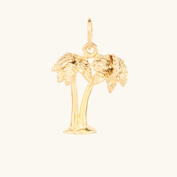 Catbird Jewelry - Rare! Catbird 14k Gold Palm Tree Charm